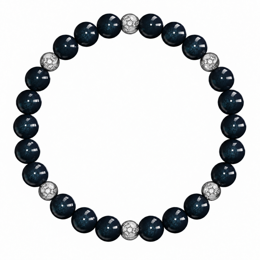 Dragon Bracelet — Blue Tiger’s Eye — One Size