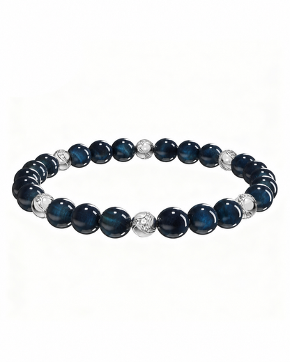 Dragon Bracelet — Blue Tiger’s Eye — One Size