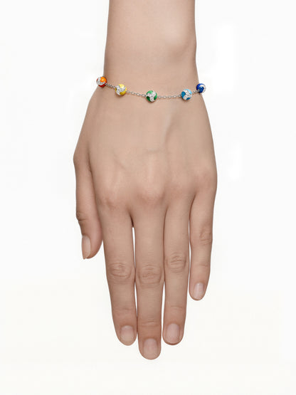 888 Rainbow Dragon Ball Bracelet