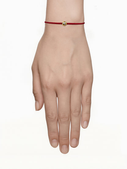 Dragon Ball Red Bracelet_Gold