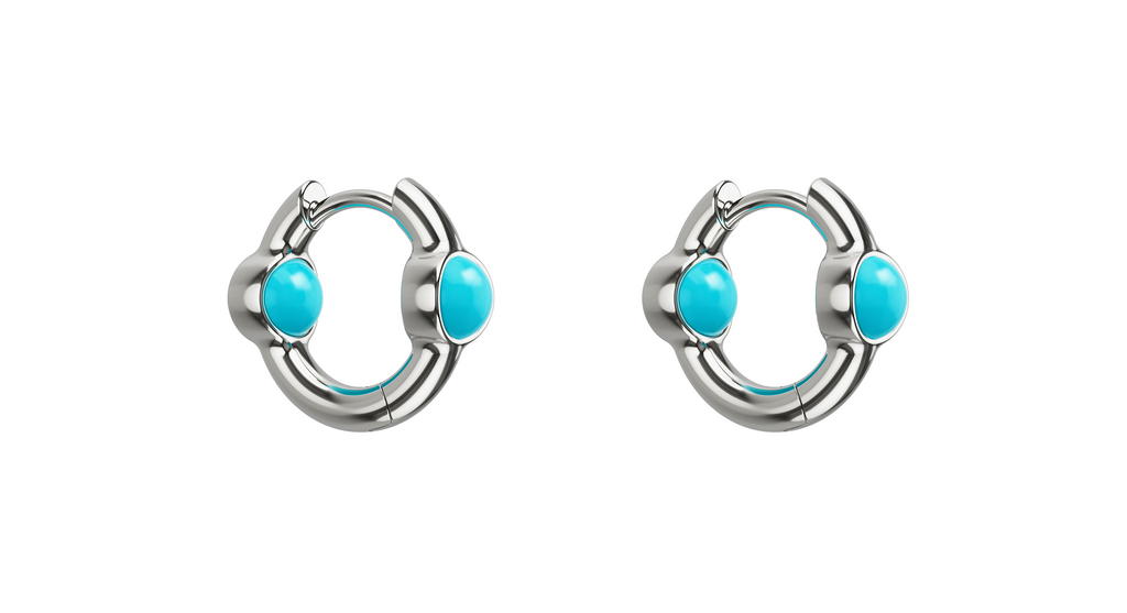 Mini Portal Of Joy Earrings Turquoise
